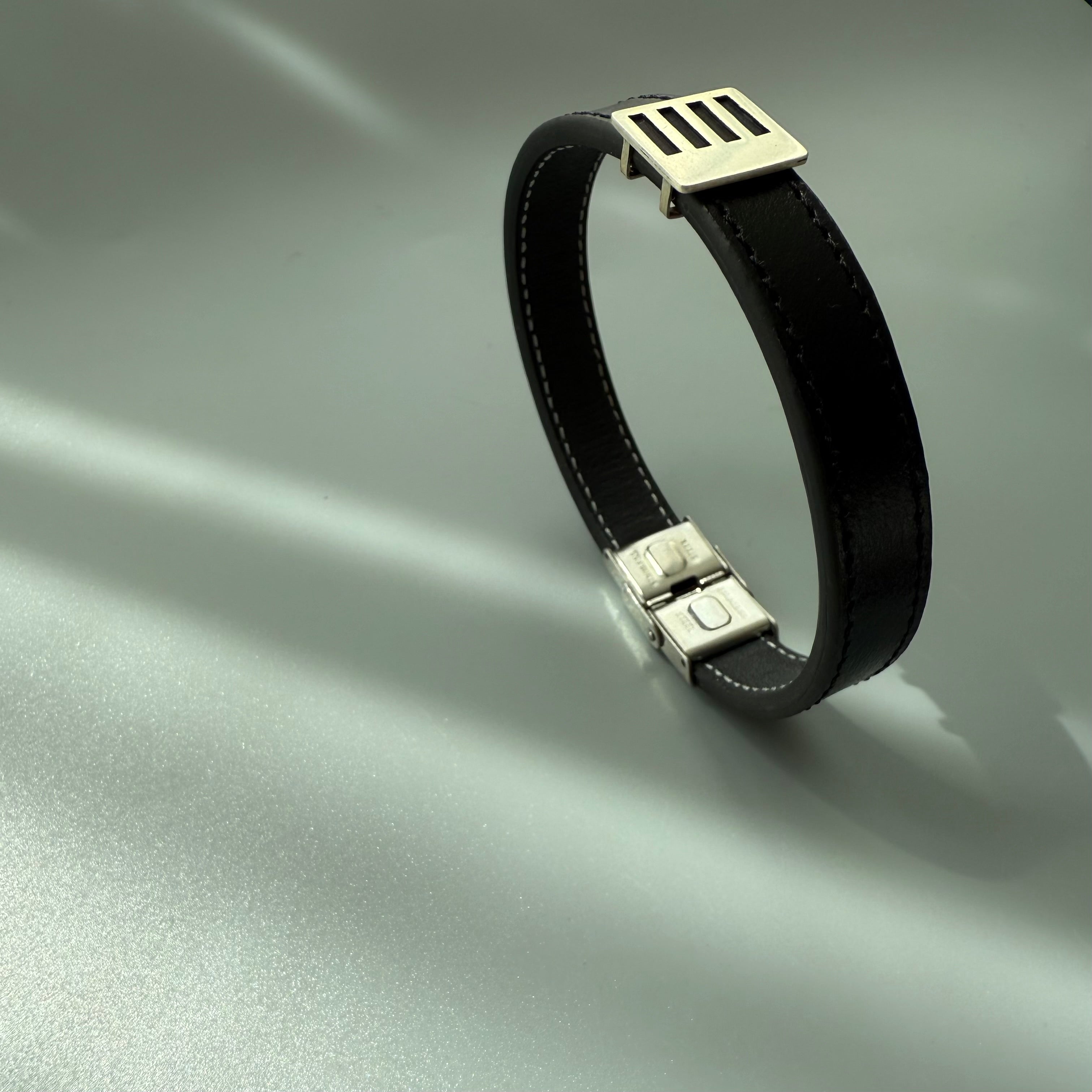 Persian Men's Jewelry-Classic Silver Men's Bracelet:Persian Jewelry-AFRA ART GALLERY