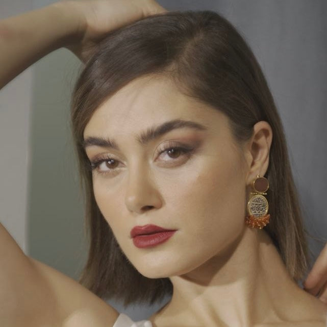 Persian Earrings Handmade Silver Earrings with Persian Coin and Agate:Persian Jewelry-AFRA ART GALLERY