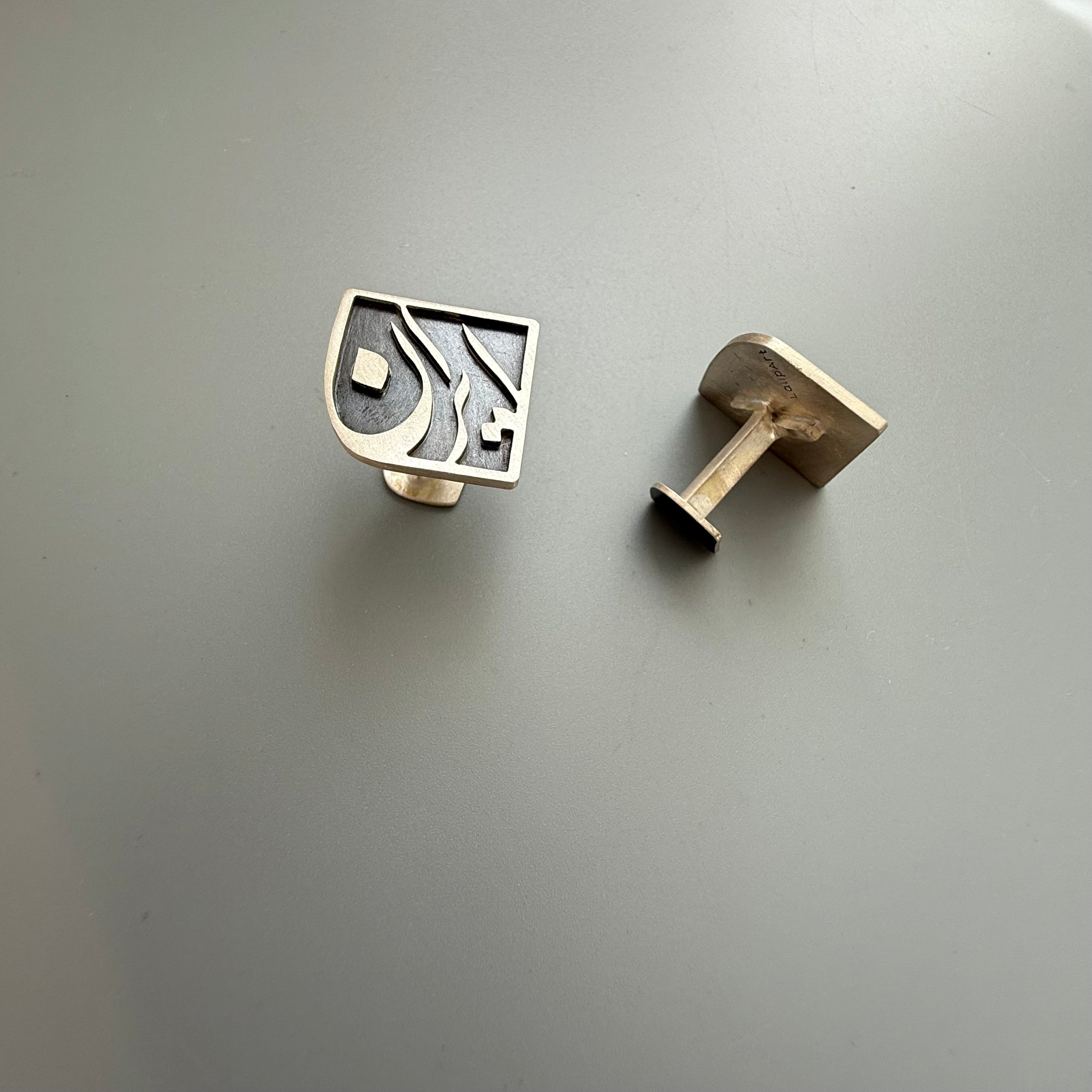 Persian Men's Jewelry-Iran Cuff link:Persian Jewelry-AFRA ART GALLERY