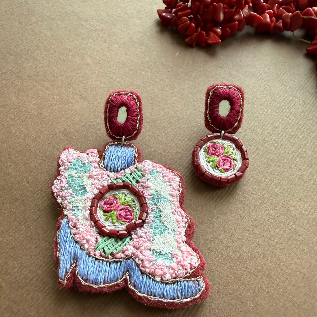 “For Beautiful Iran “Earrings - AFRA ART GALLERY