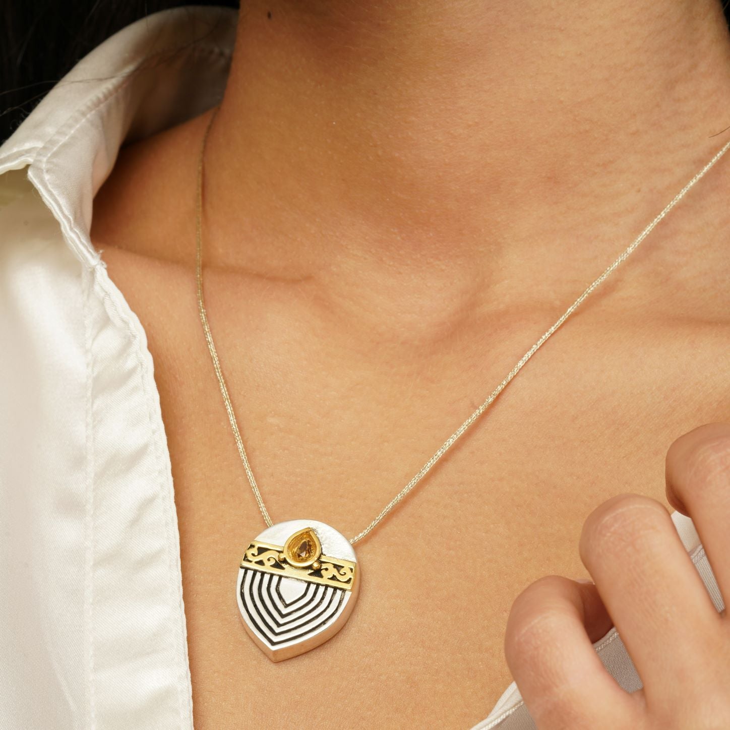 Gold dipped hotsell silver necklaces