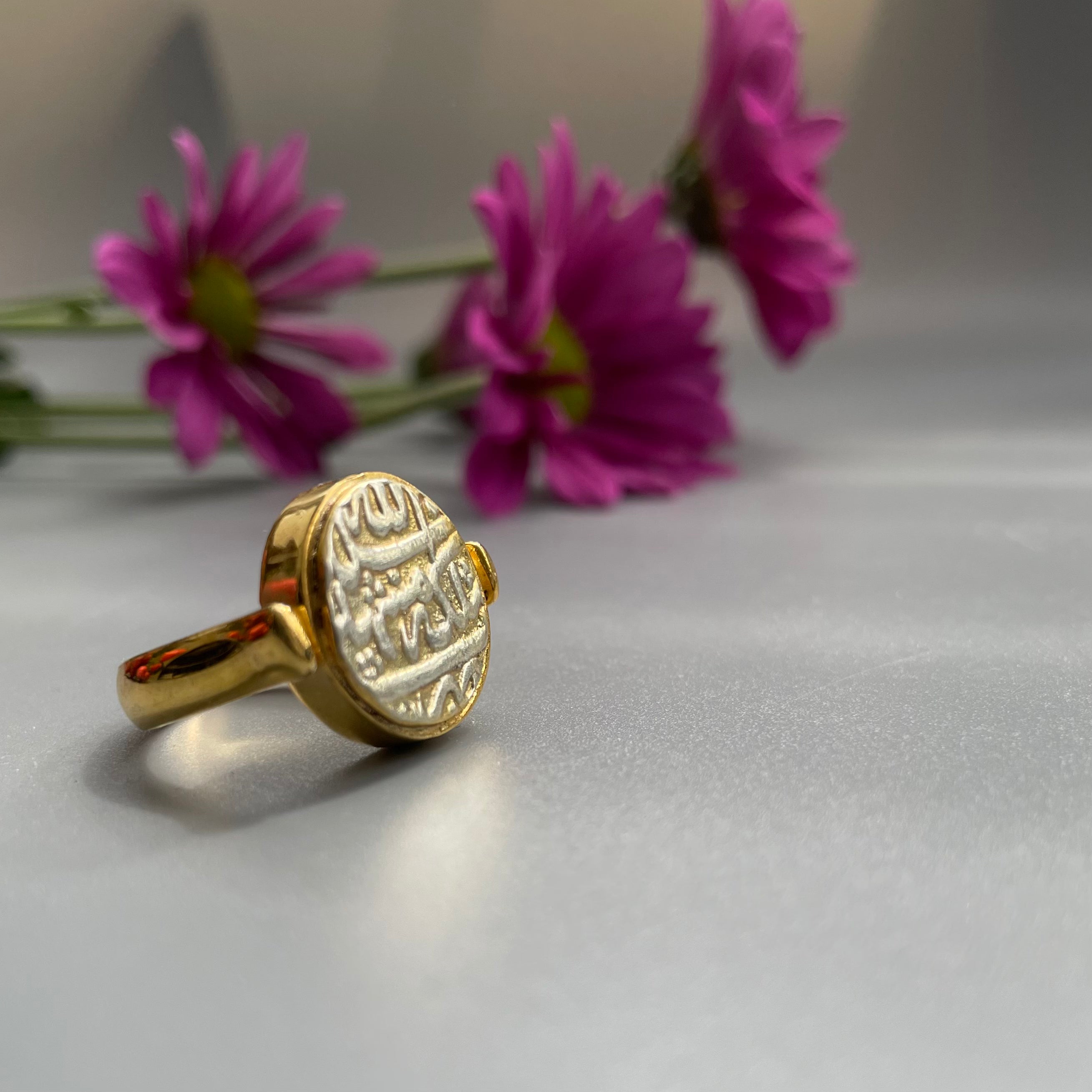 Persian Rings-Double Side Ring With Persian Style: Persian Jewelry-AFRA ART GALLERY