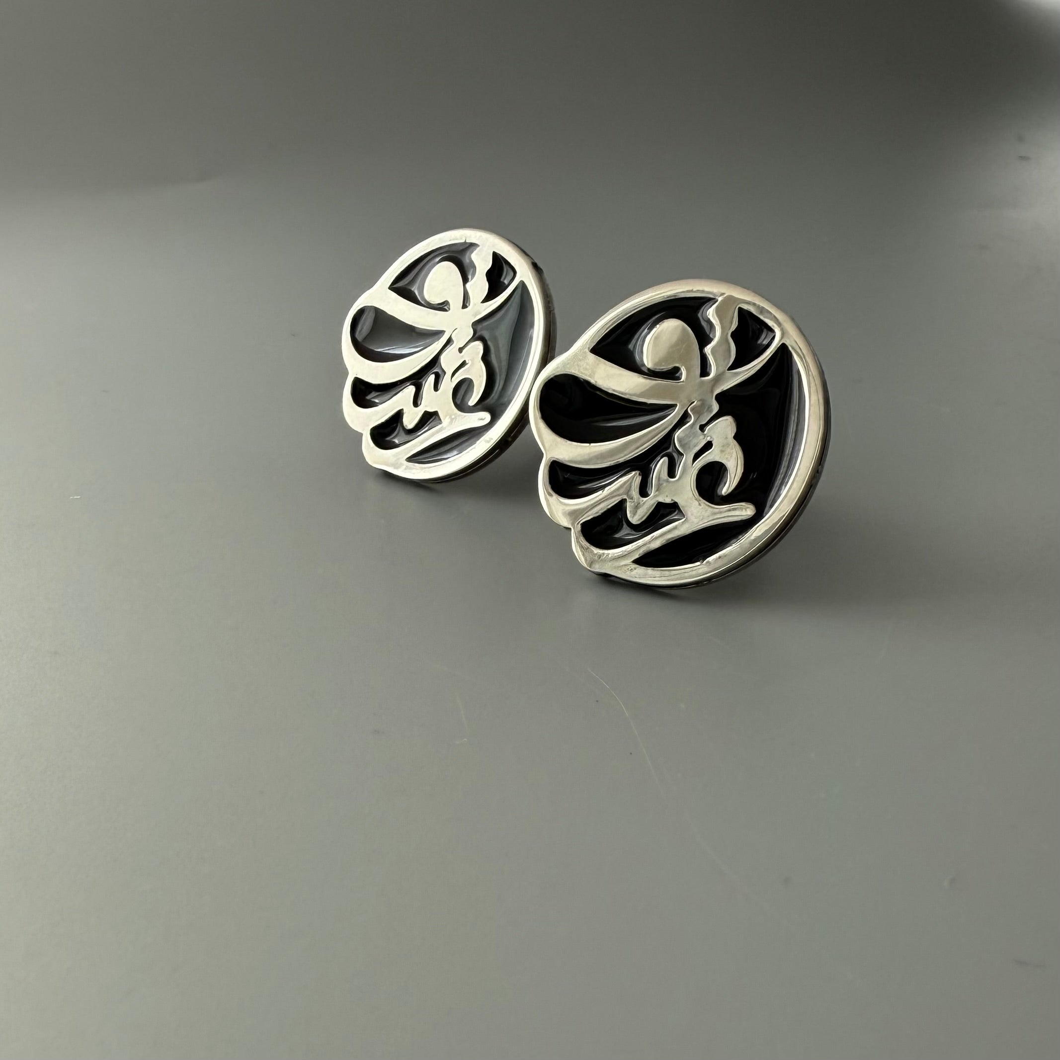 Persian Calligraphy Men's Cuff Links