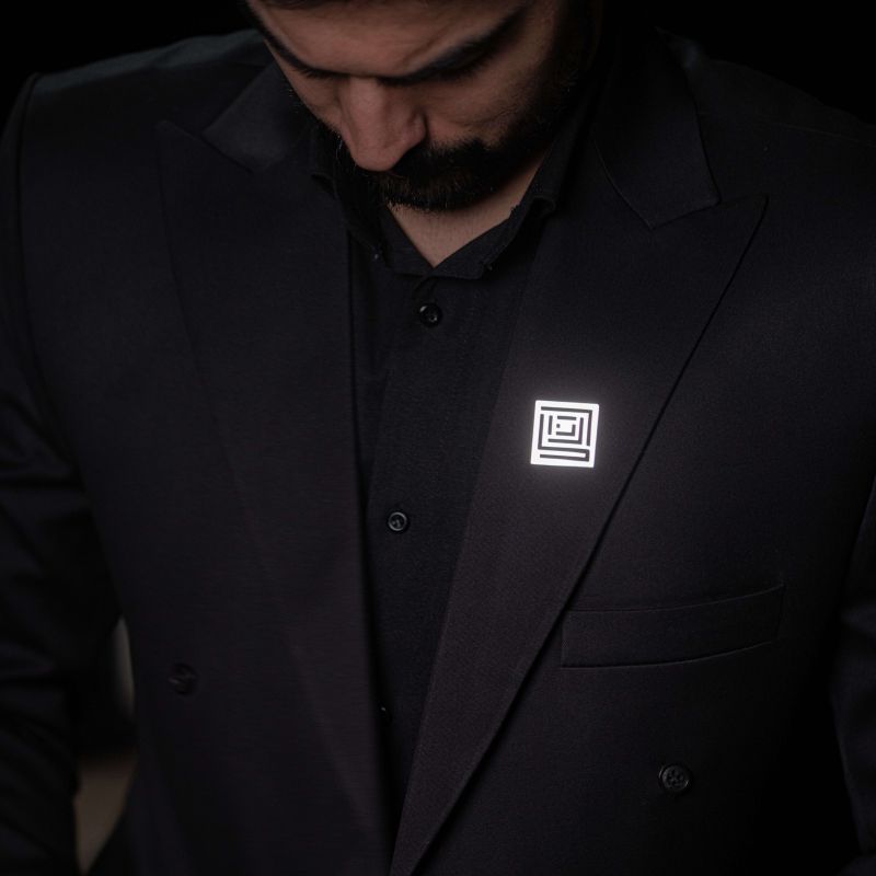 Iran Calligraphy Pin Coat