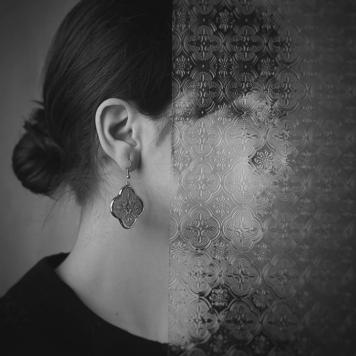 Handmade Nostalgia Glass Earrings