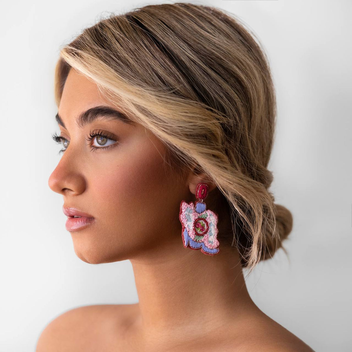 “For Beautiful Iran “Earrings - AFRA ART GALLERY