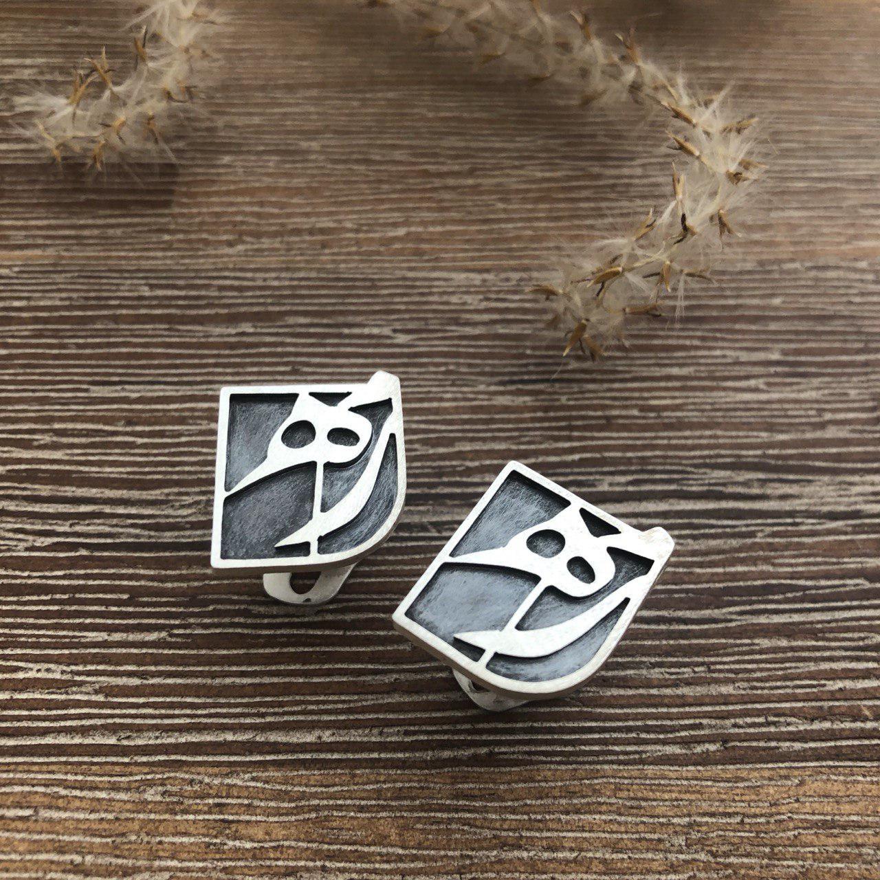 Persian Men's Jewelry-Persian Calligraphy Cuff link: Persian Jewelry-AFRA ART GALLERY