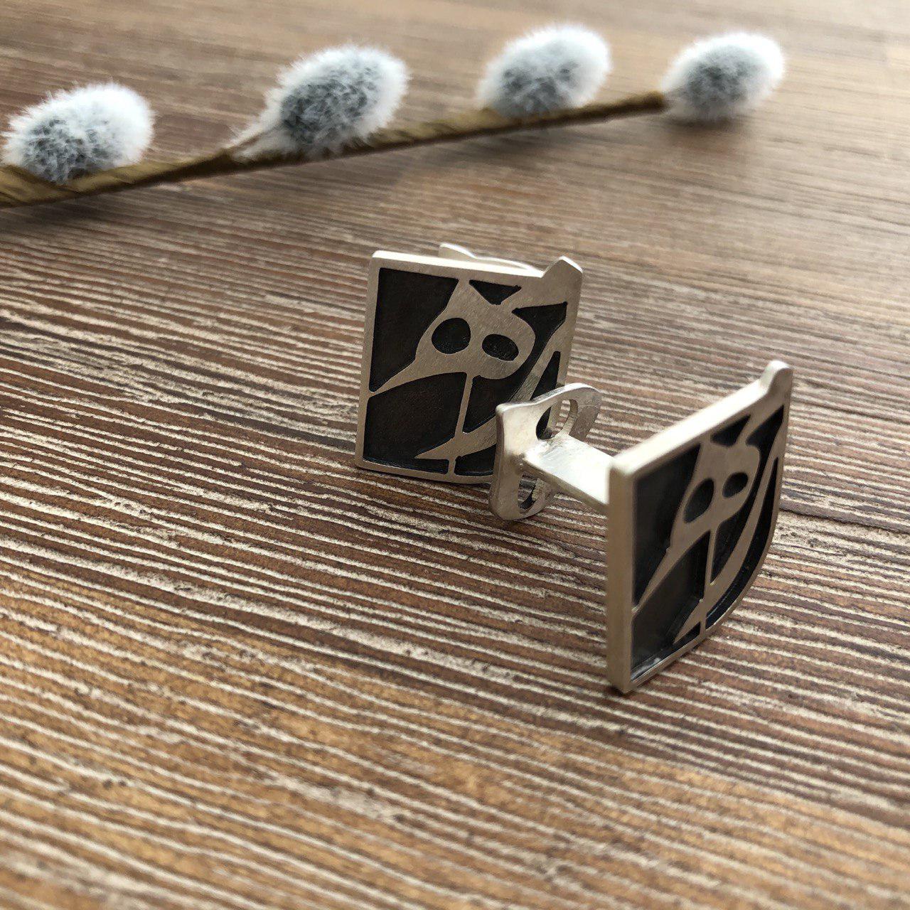 Persian Men's Jewelry-Persian Calligraphy Cuff link: Persian Jewelry-AFRA ART GALLERY